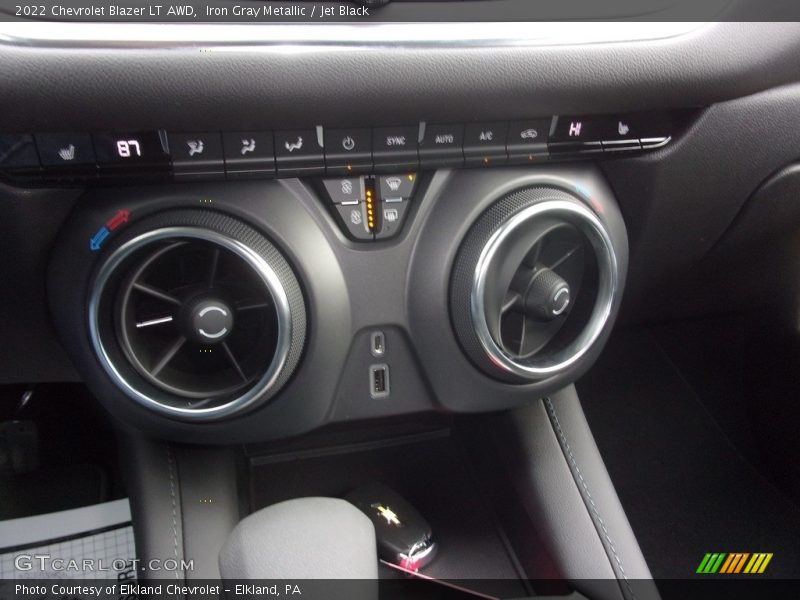 Iron Gray Metallic / Jet Black 2022 Chevrolet Blazer LT AWD