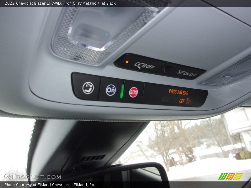 Iron Gray Metallic / Jet Black 2022 Chevrolet Blazer LT AWD