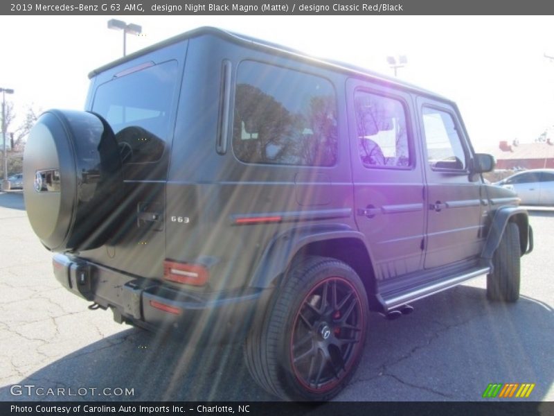 designo Night Black Magno (Matte) / designo Classic Red/Black 2019 Mercedes-Benz G 63 AMG