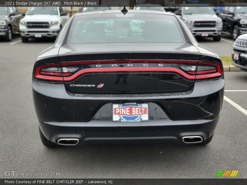 Pitch Black / Black 2021 Dodge Charger SXT AWD