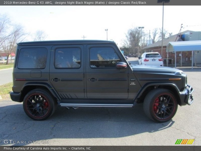 designo Night Black Magno (Matte) / designo Classic Red/Black 2019 Mercedes-Benz G 63 AMG