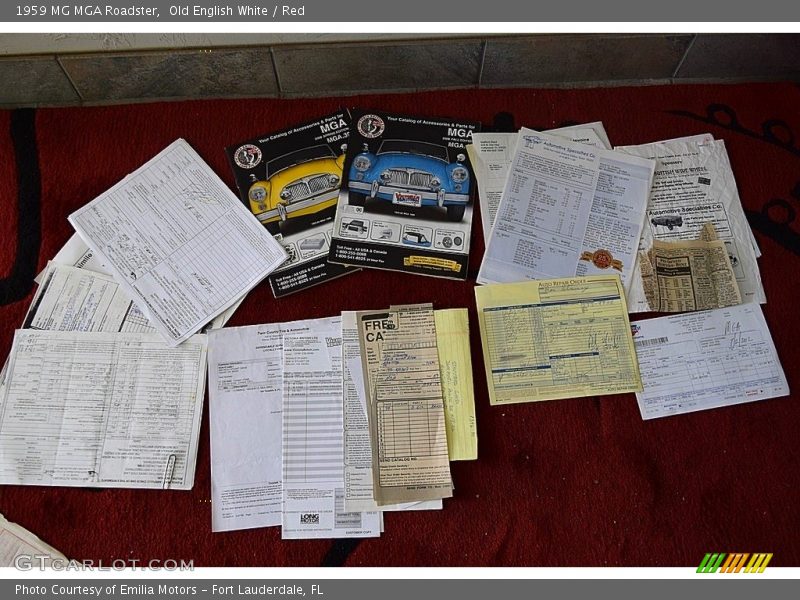 Books/Manuals of 1959 MGA Roadster