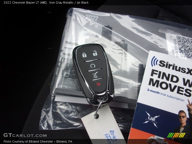Iron Gray Metallic / Jet Black 2022 Chevrolet Blazer LT AWD