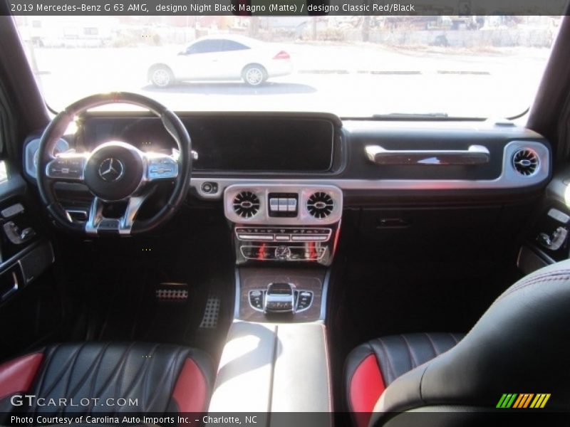 designo Night Black Magno (Matte) / designo Classic Red/Black 2019 Mercedes-Benz G 63 AMG