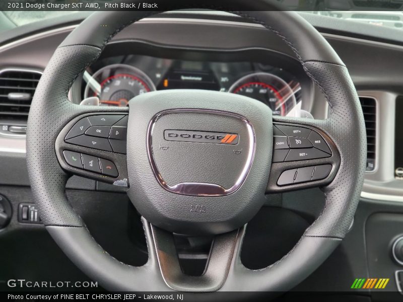 Pitch Black / Black 2021 Dodge Charger SXT AWD