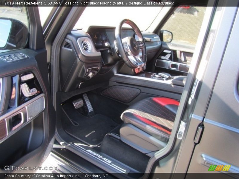 designo Night Black Magno (Matte) / designo Classic Red/Black 2019 Mercedes-Benz G 63 AMG