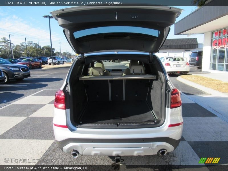 Glacier Silver Metallic / Canberra Beige/Black 2021 BMW X3 xDrive30i