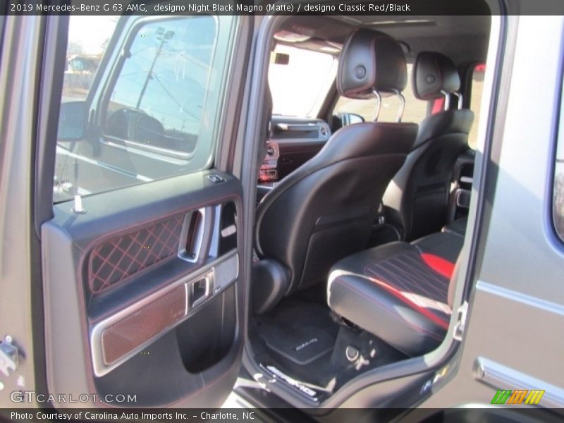 designo Night Black Magno (Matte) / designo Classic Red/Black 2019 Mercedes-Benz G 63 AMG