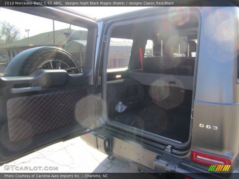 designo Night Black Magno (Matte) / designo Classic Red/Black 2019 Mercedes-Benz G 63 AMG