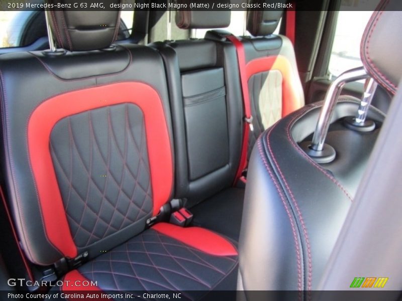 designo Night Black Magno (Matte) / designo Classic Red/Black 2019 Mercedes-Benz G 63 AMG