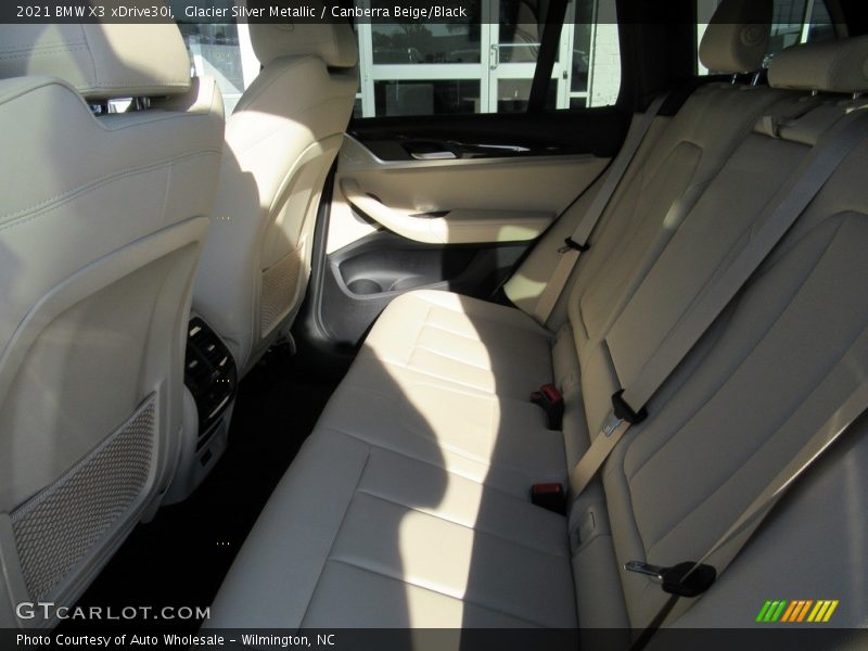 Glacier Silver Metallic / Canberra Beige/Black 2021 BMW X3 xDrive30i