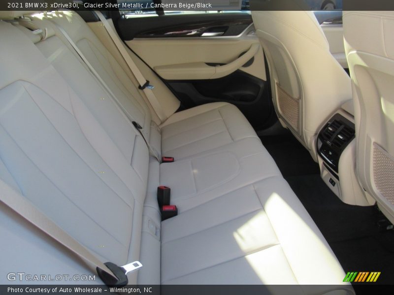 Glacier Silver Metallic / Canberra Beige/Black 2021 BMW X3 xDrive30i