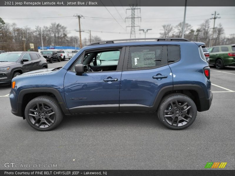 Jetset Blue / Black 2021 Jeep Renegade Latitude 4x4