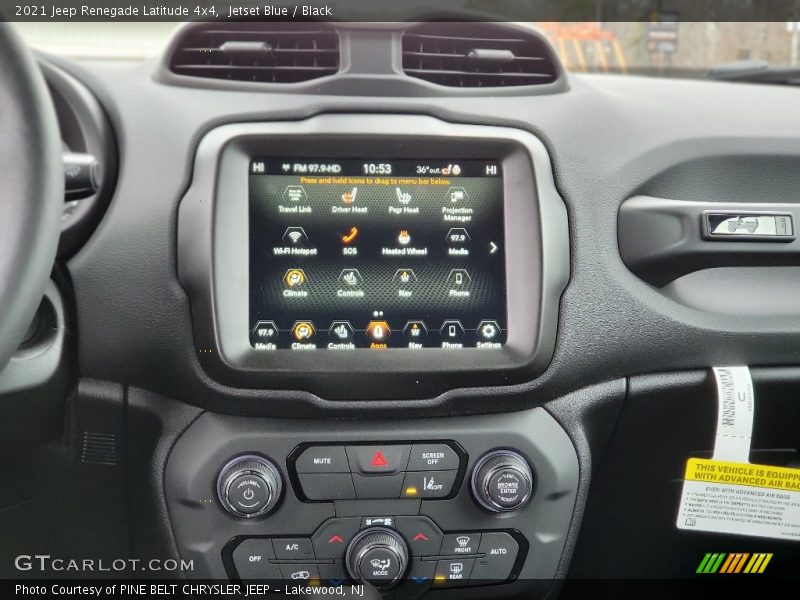 Jetset Blue / Black 2021 Jeep Renegade Latitude 4x4