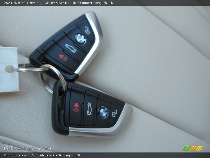 Glacier Silver Metallic / Canberra Beige/Black 2021 BMW X3 xDrive30i