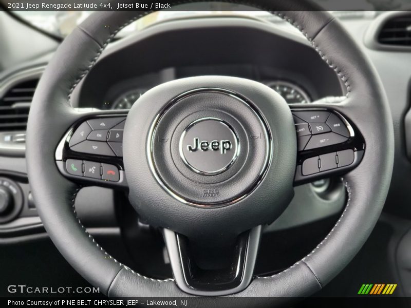 Jetset Blue / Black 2021 Jeep Renegade Latitude 4x4