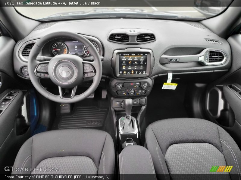 Jetset Blue / Black 2021 Jeep Renegade Latitude 4x4