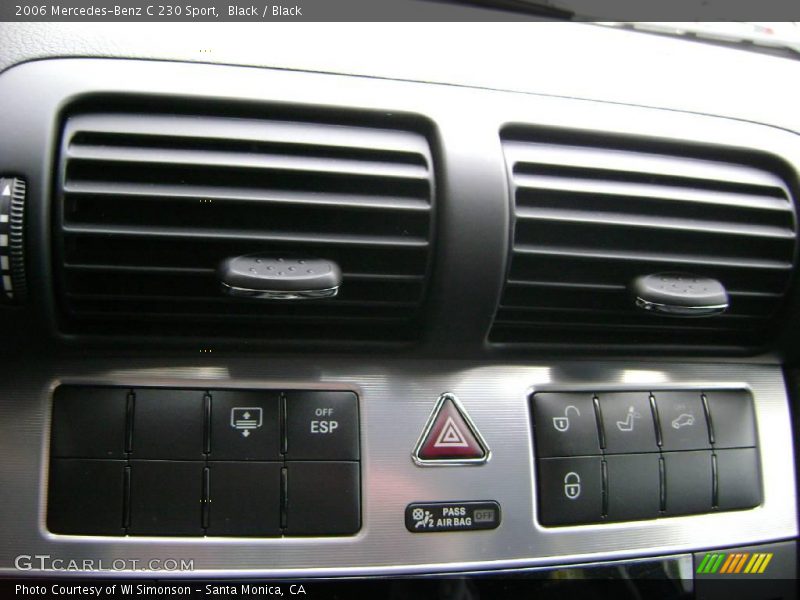 Black / Black 2006 Mercedes-Benz C 230 Sport