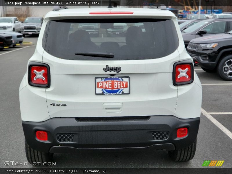 Alpine White / Black 2021 Jeep Renegade Latitude 4x4
