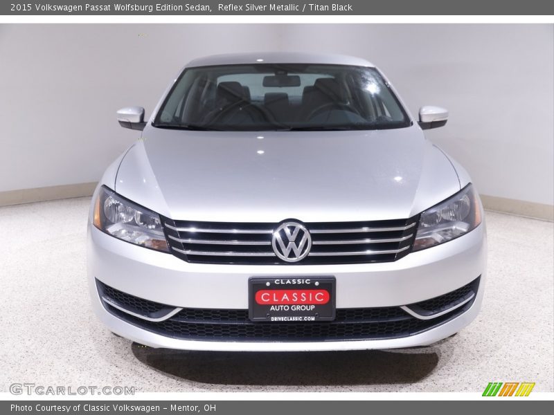 Reflex Silver Metallic / Titan Black 2015 Volkswagen Passat Wolfsburg Edition Sedan