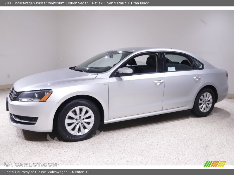 Reflex Silver Metallic / Titan Black 2015 Volkswagen Passat Wolfsburg Edition Sedan