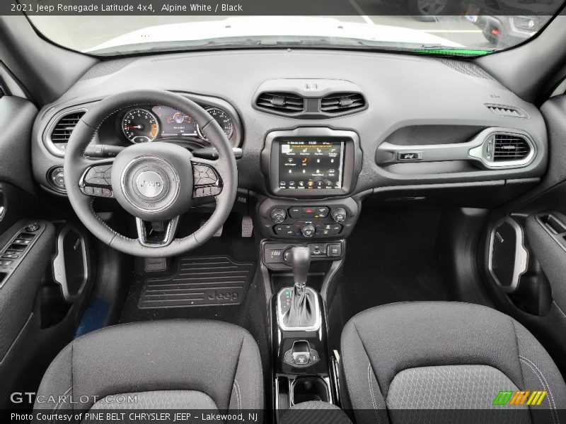 Alpine White / Black 2021 Jeep Renegade Latitude 4x4