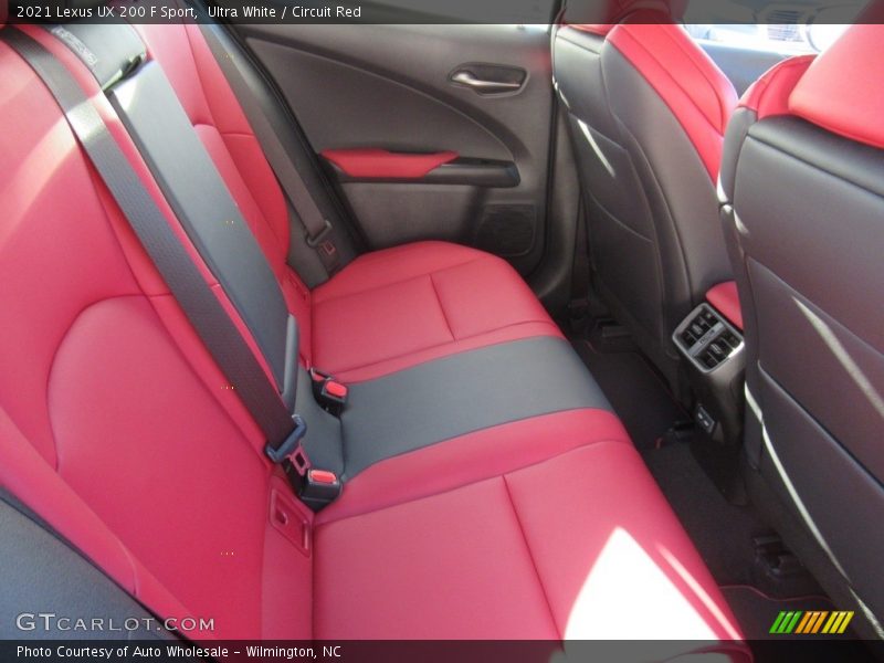 Ultra White / Circuit Red 2021 Lexus UX 200 F Sport