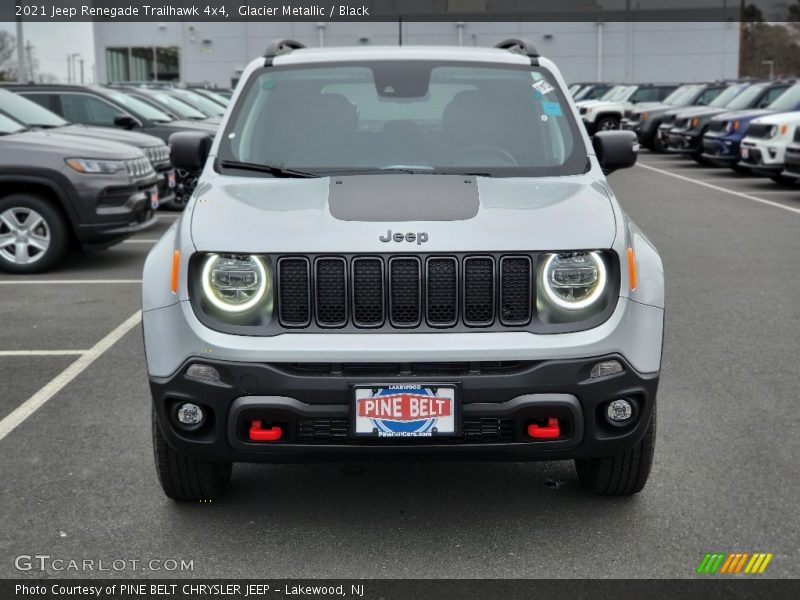Glacier Metallic / Black 2021 Jeep Renegade Trailhawk 4x4