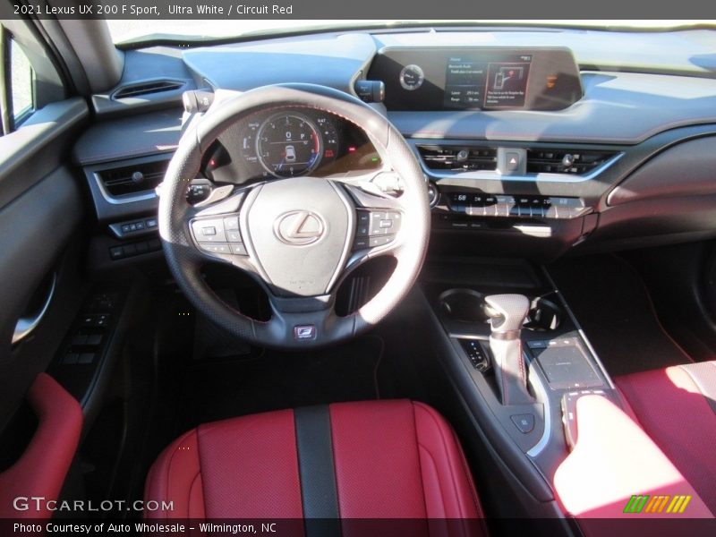 Ultra White / Circuit Red 2021 Lexus UX 200 F Sport