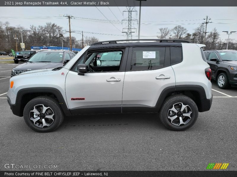 Glacier Metallic / Black 2021 Jeep Renegade Trailhawk 4x4