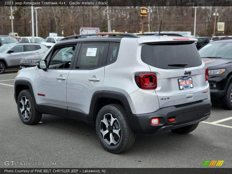 Glacier Metallic / Black 2021 Jeep Renegade Trailhawk 4x4