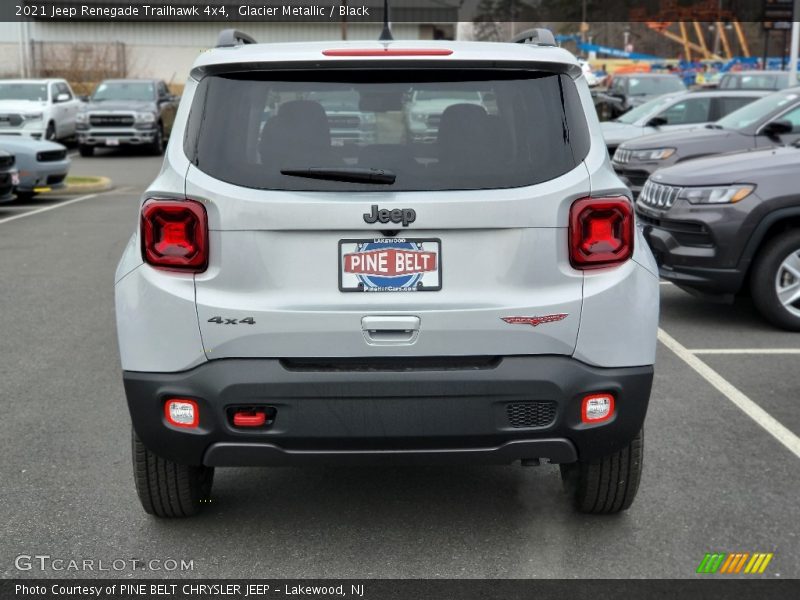 Glacier Metallic / Black 2021 Jeep Renegade Trailhawk 4x4