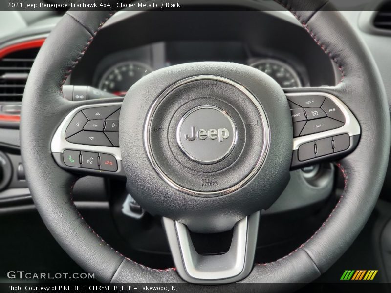 Glacier Metallic / Black 2021 Jeep Renegade Trailhawk 4x4