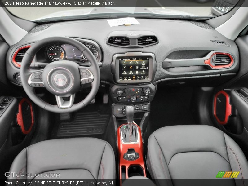 Glacier Metallic / Black 2021 Jeep Renegade Trailhawk 4x4