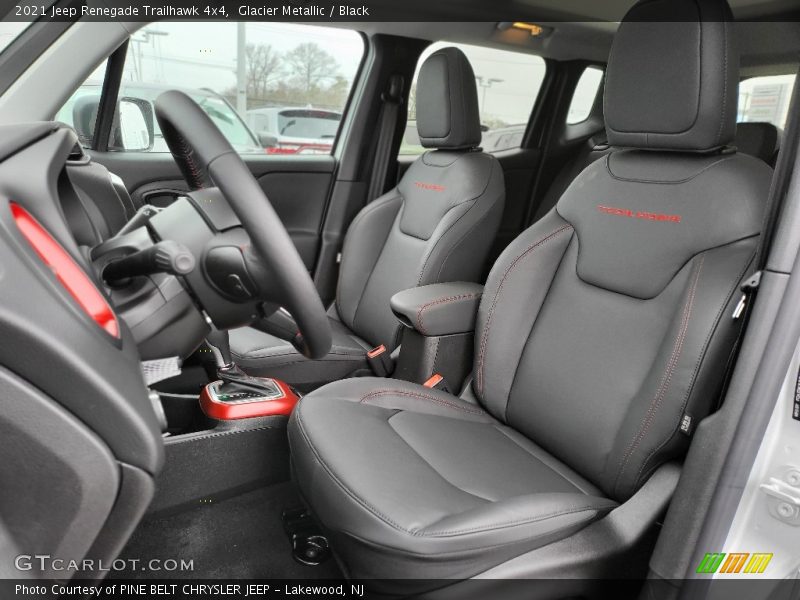 Glacier Metallic / Black 2021 Jeep Renegade Trailhawk 4x4