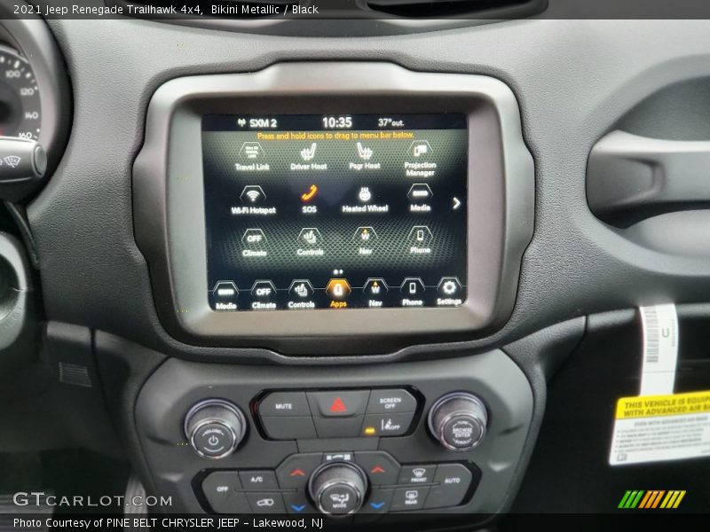 Bikini Metallic / Black 2021 Jeep Renegade Trailhawk 4x4