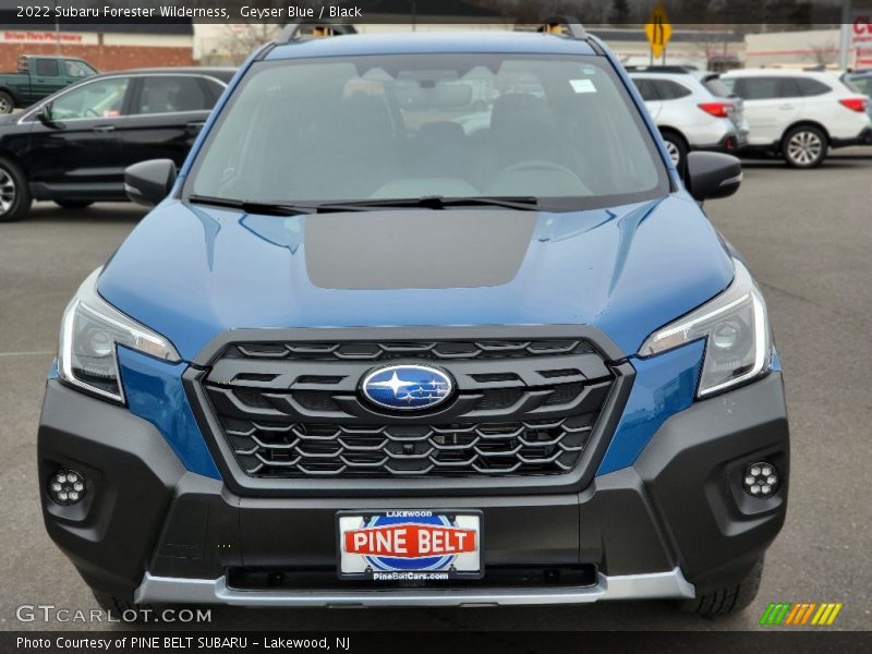 Geyser Blue / Black 2022 Subaru Forester Wilderness