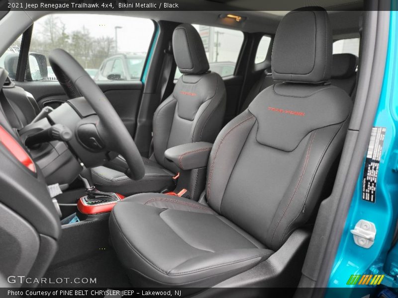 Front Seat of 2021 Renegade Trailhawk 4x4