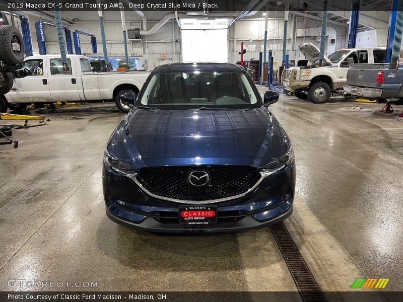 Deep Crystal Blue Mica / Black 2019 Mazda CX-5 Grand Touring AWD