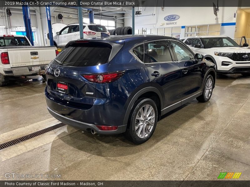 Deep Crystal Blue Mica / Black 2019 Mazda CX-5 Grand Touring AWD