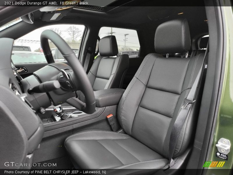 Front Seat of 2021 Durango GT AWD