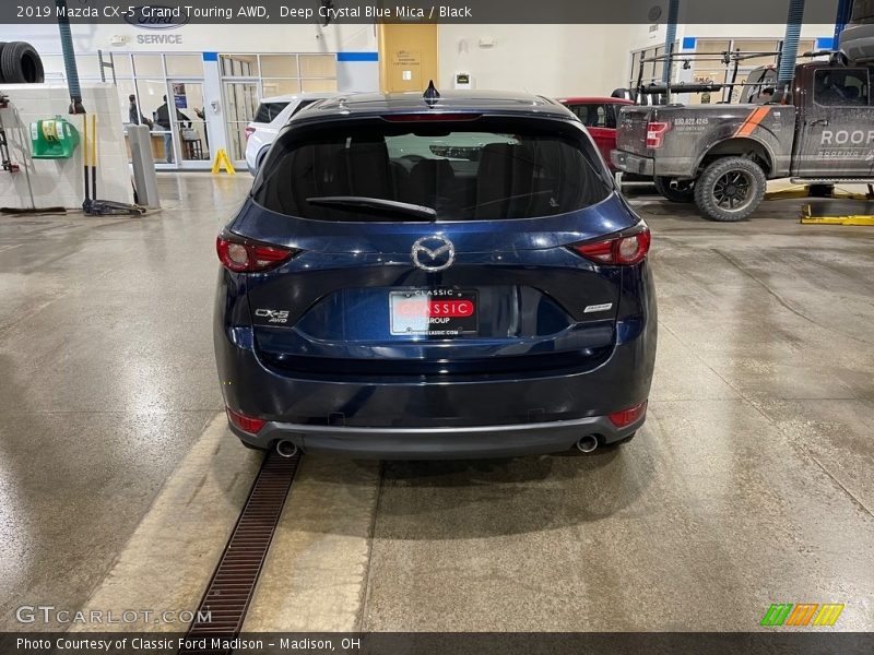 Deep Crystal Blue Mica / Black 2019 Mazda CX-5 Grand Touring AWD
