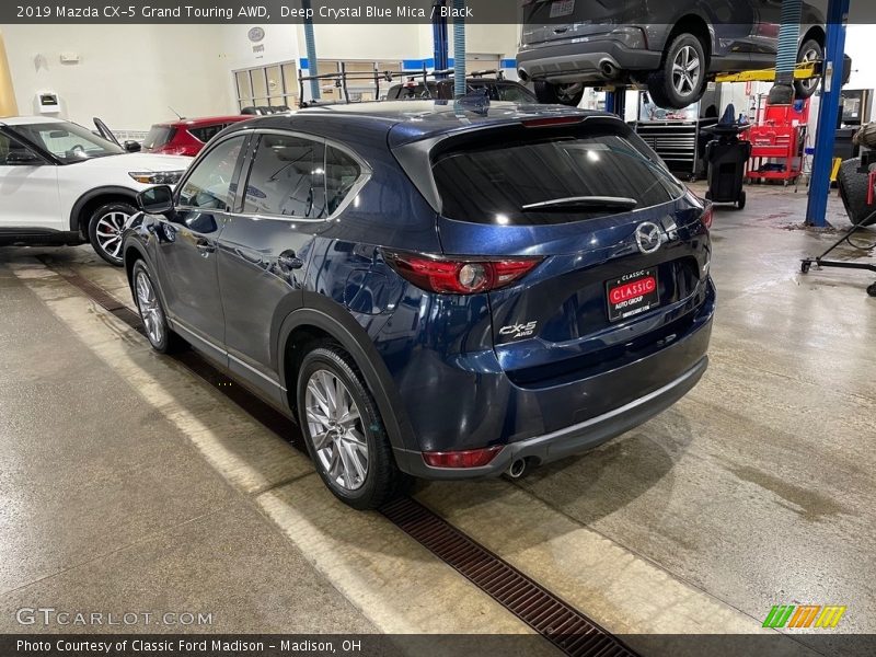 Deep Crystal Blue Mica / Black 2019 Mazda CX-5 Grand Touring AWD