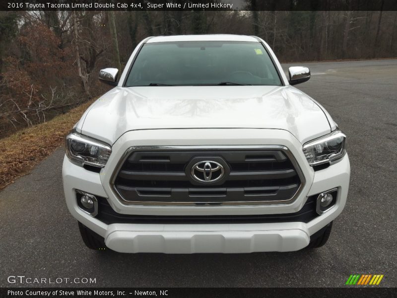 Super White / Limited Hickory 2016 Toyota Tacoma Limited Double Cab 4x4