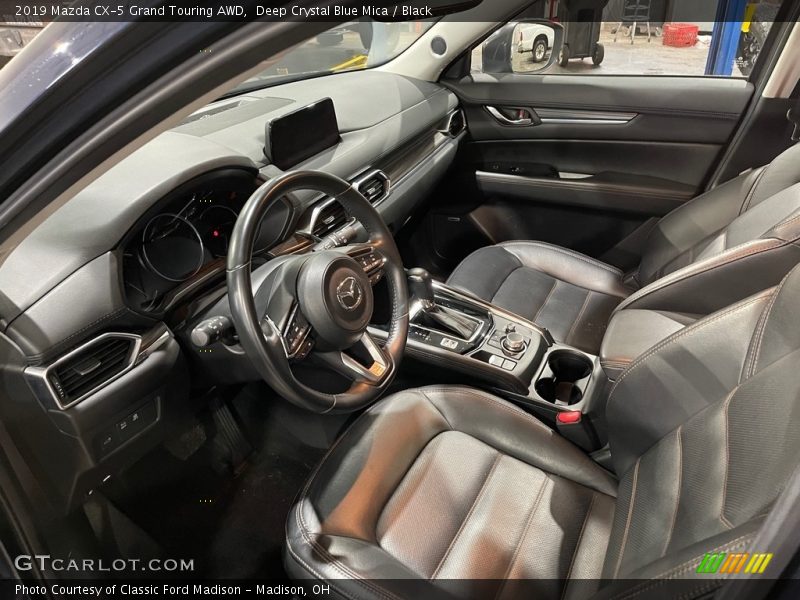 Deep Crystal Blue Mica / Black 2019 Mazda CX-5 Grand Touring AWD