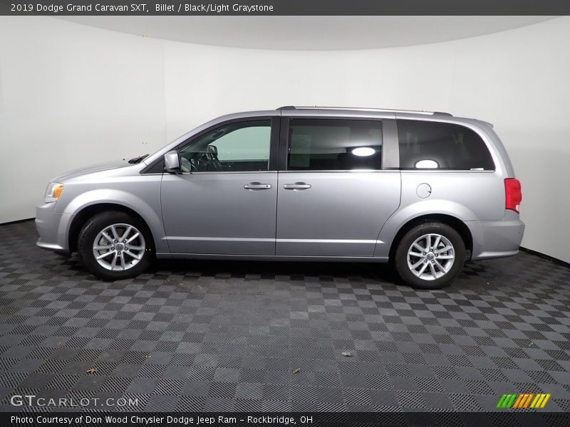 Billet / Black/Light Graystone 2019 Dodge Grand Caravan SXT