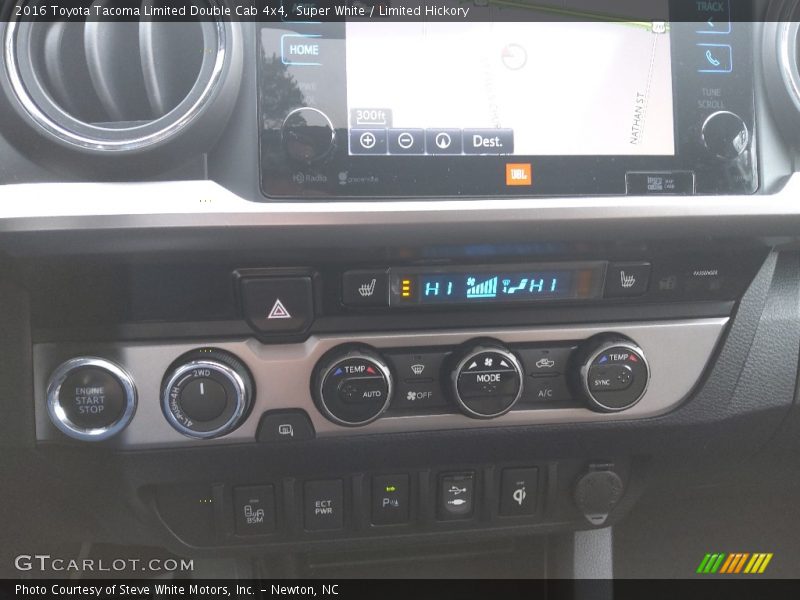 Super White / Limited Hickory 2016 Toyota Tacoma Limited Double Cab 4x4