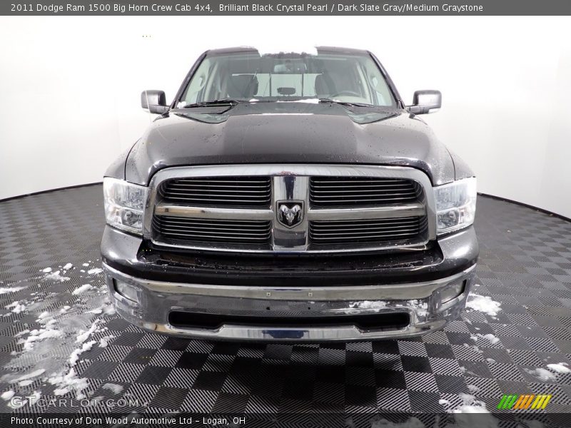 Brilliant Black Crystal Pearl / Dark Slate Gray/Medium Graystone 2011 Dodge Ram 1500 Big Horn Crew Cab 4x4