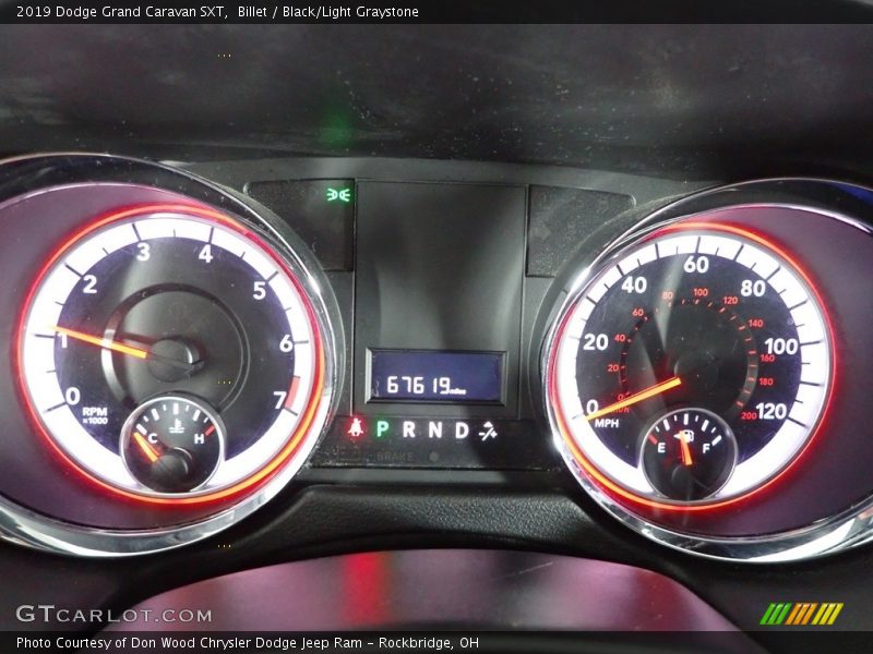 Billet / Black/Light Graystone 2019 Dodge Grand Caravan SXT
