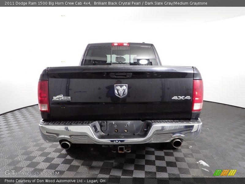 Brilliant Black Crystal Pearl / Dark Slate Gray/Medium Graystone 2011 Dodge Ram 1500 Big Horn Crew Cab 4x4